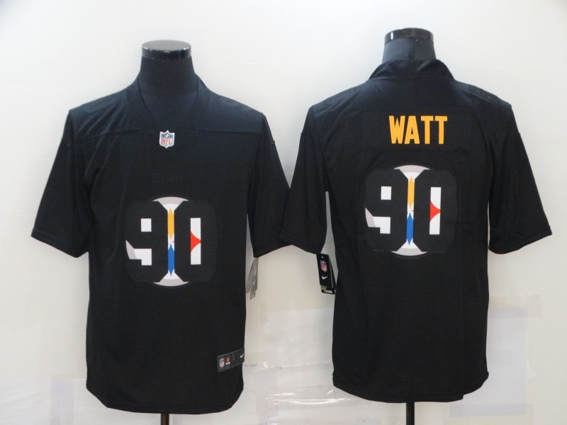 Men's Pittsburgh Steelers T.J. Watt Black Retired Jersey